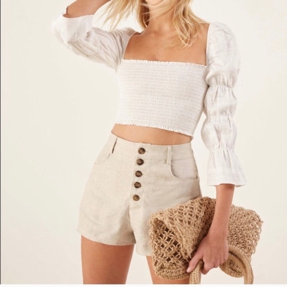 Reformation Linen Shorts - Picture 2 of 6